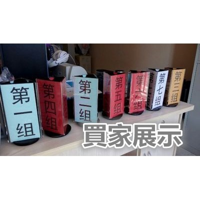 【藍總監】 展示用旋轉立牌 台灣獨家發售 三角旋轉立牌 旋轉桌牌 桌牌 餐廳用桌牌 旋轉招牌 三角立牌 餐廳專用-細節圖5