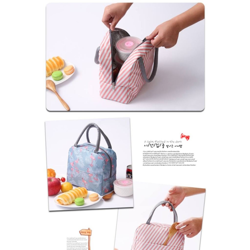 ✨全館免運✨ 加厚手提便當保溫保冷袋 防水手提便當保溫袋 野餐保溫袋 便當袋 收納袋 保溫袋 保冷袋 野餐包 保溫-細節圖7