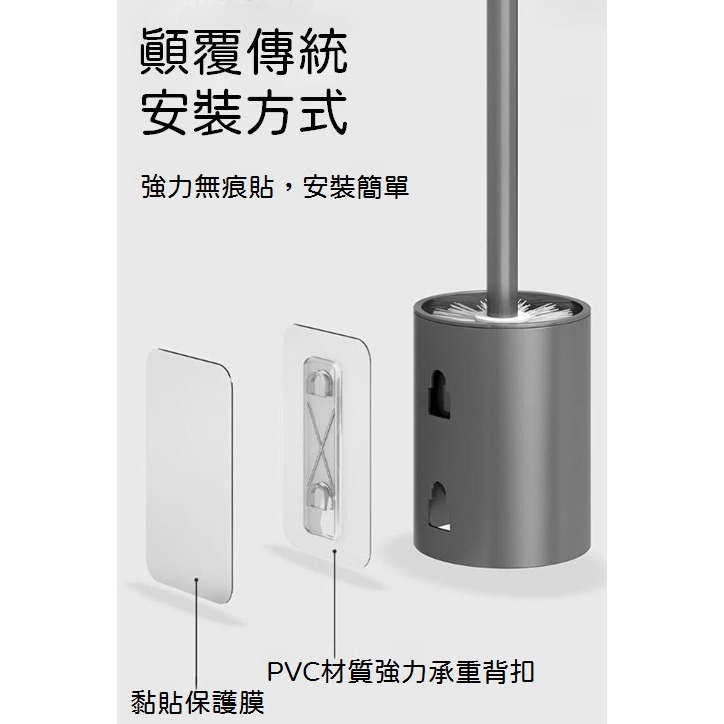 【撿便宜專區】馬桶刷 清潔刷 壁掛馬桶刷 馬桶刷黑色 長柄刷 廁所刷 馬桶清潔 馬桶 太空鋁 壁掛 廁所 浴室 馬桶-細節圖8