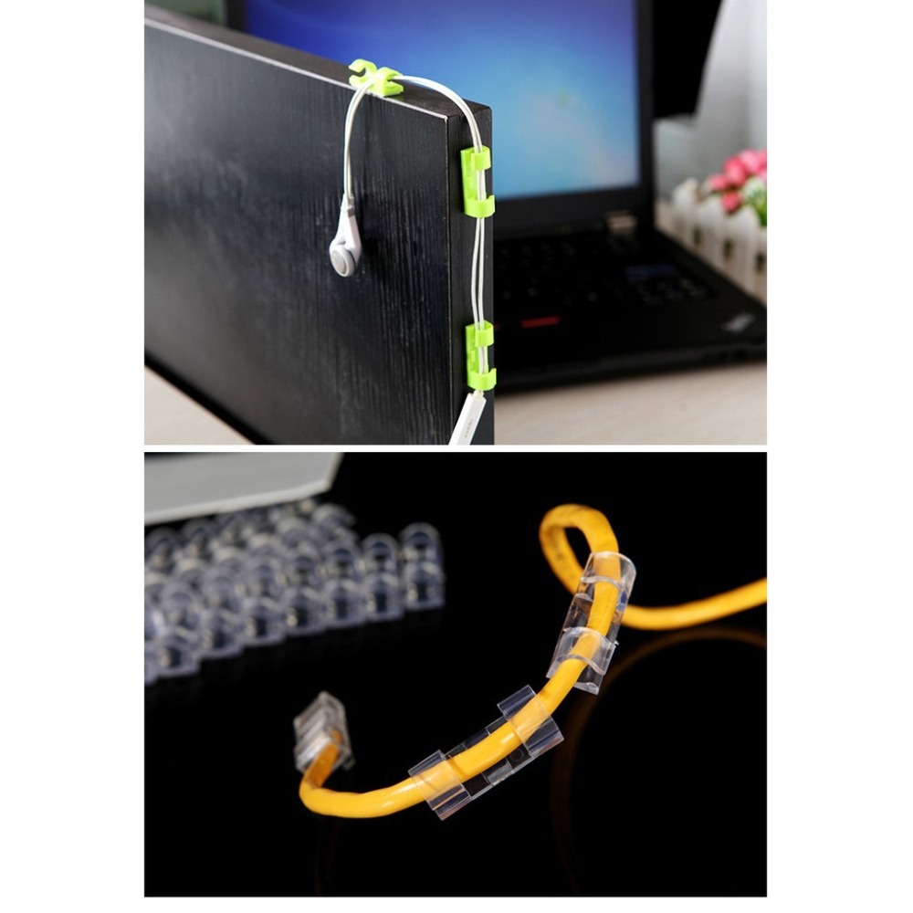 【撿便宜專區】 延長線固定器 黏貼式 線材收納 理線器 插座固定器 整線器 整線夾 線材整理 電線扣 整線 線材固定器-細節圖7