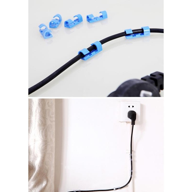 【撿便宜專區】 延長線固定器 黏貼式 線材收納 理線器 插座固定器 整線器 整線夾 線材整理 電線扣 整線 線材固定器-細節圖8
