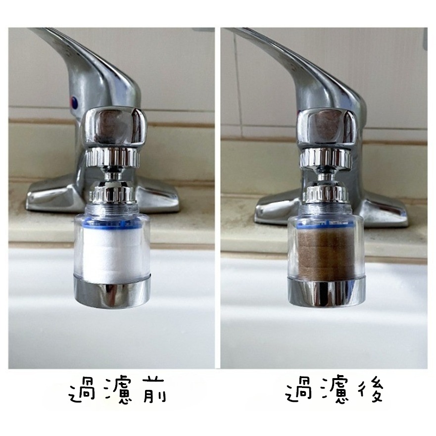 【撿便宜專區】水龍頭過濾器 過濾器 水龍頭延伸器 起泡器 濾心 淨水器 除氯 除氯過濾器 旋轉水龍頭 萬向水龍頭 浴室-細節圖4