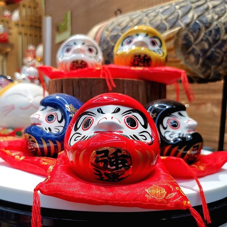 【撿便宜專區】達摩招財貓 精品 招財貓 開業 贈禮 新居 開店 存錢筒 達摩 達摩招財貓 許願達摩 擺飾 招財 達摩-細節圖5