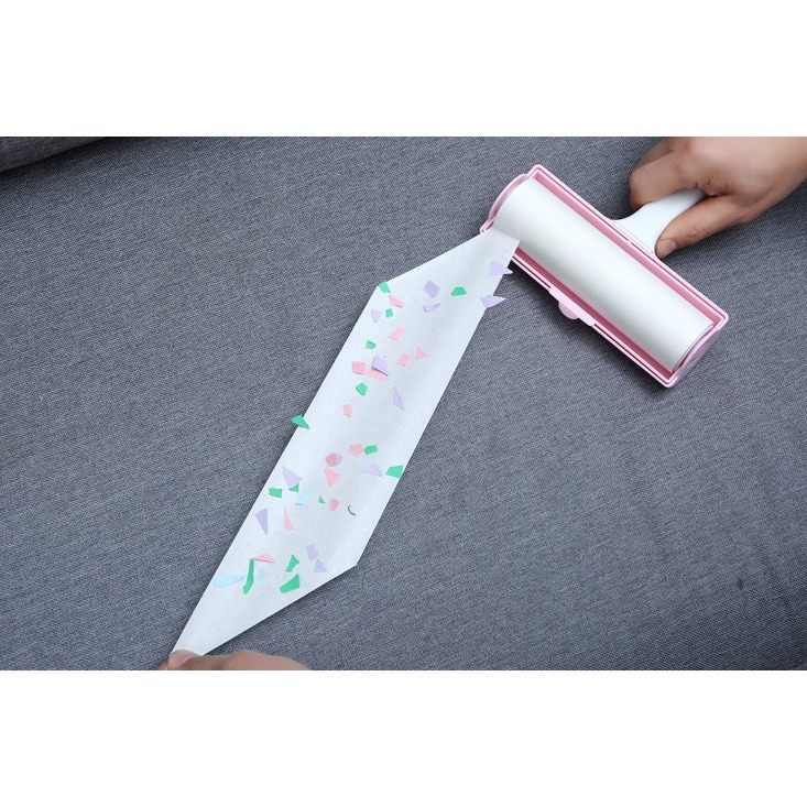 【撿便宜專區】紙捲 滾筒黏毛 滾輪黏毛器 除塵紙 黏毛滾輪 除塵 滾筒 毛髮 寵物 黏毛 補充包 客廳 滾輪黏毛器-細節圖5