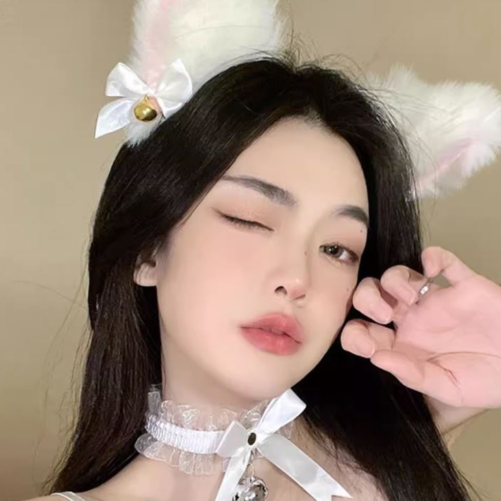 大號,白色,狐狸,耳朵,鈴鐺,貓耳,獸耳,狐狸耳,毛絨,頭飾,髮箍,萬聖節,聖誕節,兒童節,道具(夜店,尾牙,表演,禮物-細節圖6