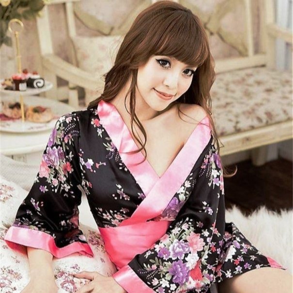 性感 日式 和服 誘惑 遊戲 制服 碎花 外袍(情趣內衣,情趣睡衣,角色扮演,浴衣,性感睡衣,情趣,夜店,表演,尾牙)-細節圖3