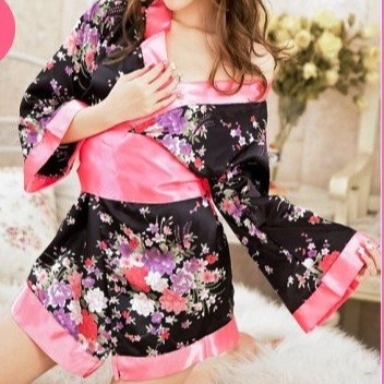 性感 日式 和服 誘惑 遊戲 制服 碎花 外袍(情趣內衣,情趣睡衣,角色扮演,浴衣,性感睡衣,情趣,夜店,表演,尾牙)-細節圖5