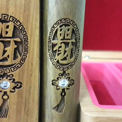 整套-玉檀木,印章,7.5cm 加長型-霸氣-高人一等-日日有財-大小章、公司章、私章、公司大小章、營登印章、店章、印鑑-細節圖2