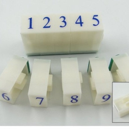 0~9 橡皮數字章 字高1.7cm 可組合 帳號印章 銀行帳號 電話 郵局 支票(教學印章 教具 認識 數字 橡皮章)-細節圖2