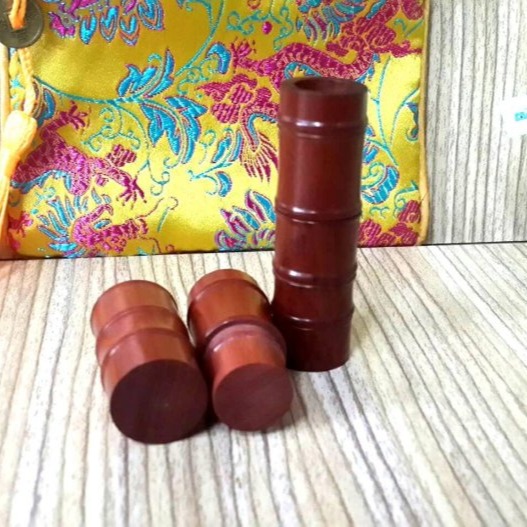 紫檀木,印章-二合一,6分+5分,子母章,竹子造型,節節高升,圓印,印鑑章,營業登記,私章,圓章,開戶,郵局,銀行,印鑑-細節圖4