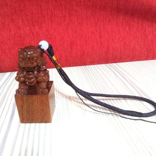 一寸 風獅爺 石敢當 獅子 落款 霸氣 印章 印鑑 鎮風 避邪 風水 開運 開戶 吊飾 掛飾(禮物、送禮、新年、賀禮)-細節圖2