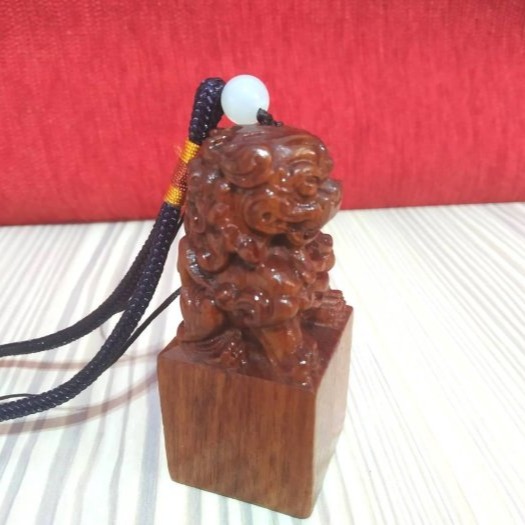 一寸 風獅爺 石敢當 獅子 落款 霸氣 印章 印鑑 鎮風 避邪 風水 開運 開戶 吊飾 掛飾(禮物、送禮、新年、賀禮)-細節圖3