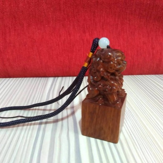 一寸 風獅爺 石敢當 獅子 落款 霸氣 印章 印鑑 鎮風 避邪 風水 開運 開戶 吊飾 掛飾(禮物、送禮、新年、賀禮)-細節圖4