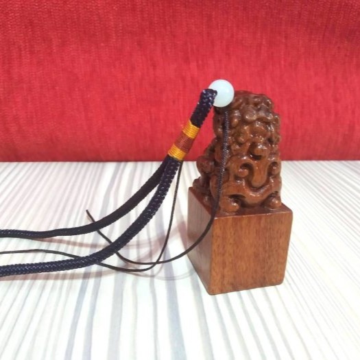 一寸 風獅爺 石敢當 獅子 落款 霸氣 印章 印鑑 鎮風 避邪 風水 開運 開戶 吊飾 掛飾(禮物、送禮、新年、賀禮)-細節圖5