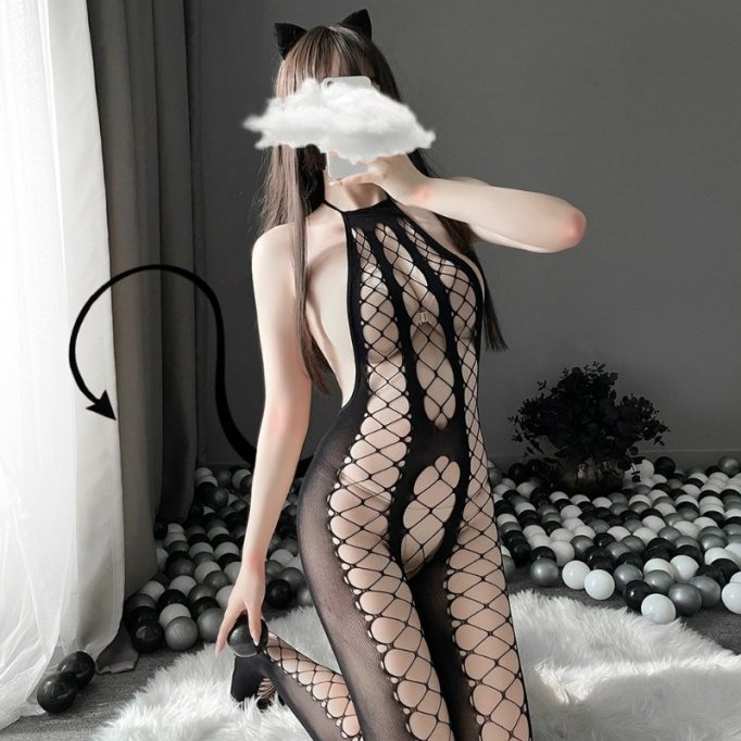 撩男友 性感 免脫 開襠 洞洞裝 鏤空 情趣 網衣 火辣 新鮮感 生活情趣(情趣內衣,睡衣,衣服,酒店服,挑逗,服裝)-細節圖2