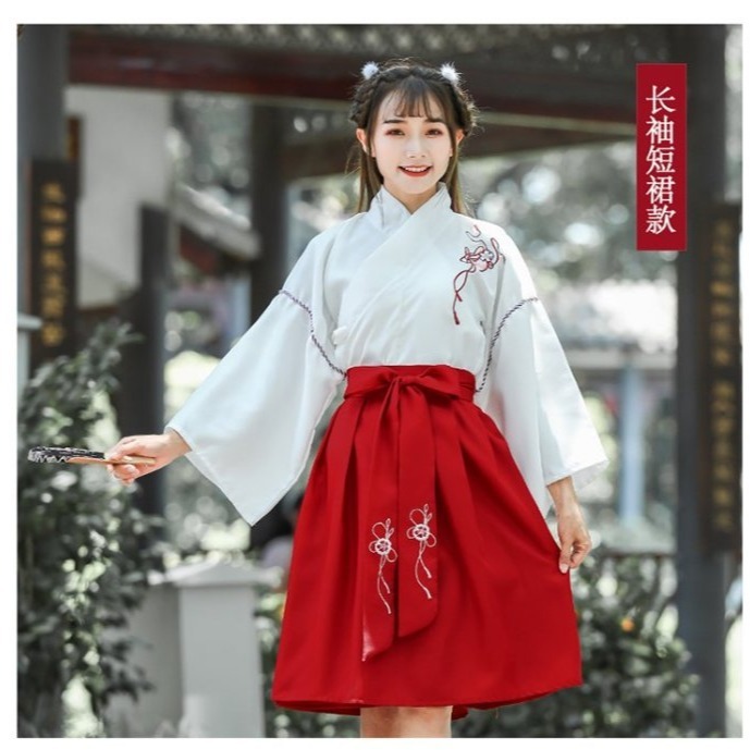 台灣現貨-古裝 漢服 襦裙 Cos服 動漫服 表演服 角色扮演(Cosplay,道具服,夜店,主題派對,外拍,表演,熱舞-細節圖2