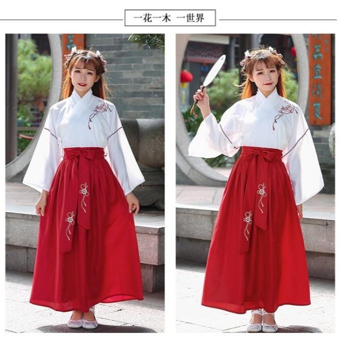 台灣現貨-古裝 漢服 襦裙 Cos服 動漫服 表演服 角色扮演(Cosplay,道具服,夜店,主題派對,外拍,表演,熱舞-細節圖5