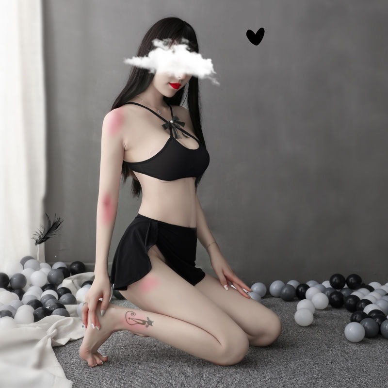 噴鼻血誘惑~若隱若現 角色扮演 OL 秘書服 掛脖 短裙 透視 情趣 火辣 誘惑(情趣內衣,深V,性感睡衣,露胸,鋼管舞-細節圖9