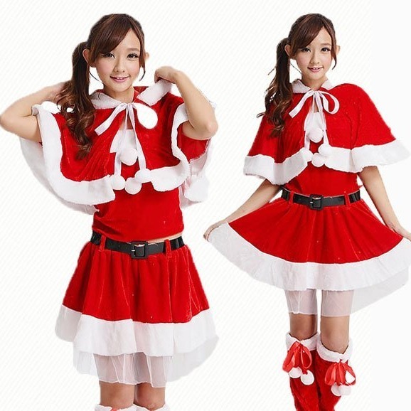紅色 聖誕裝 聖誕節服裝 耶誕服裝 聖誕節 聖誕禮物 聖誕服 聖誕趴 party 聖誕舞會 交換 禮物 生日 表演 尾牙-細節圖3