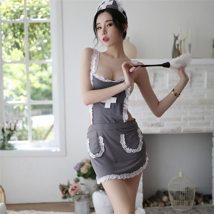 性感 誘惑 圍裙 護士服 情趣 裸體圍裙 夫妻情趣 生活情趣(情趣內衣,情趣睡衣,角色扮演,睡衣,內衣,性感睡衣,表演)-細節圖6