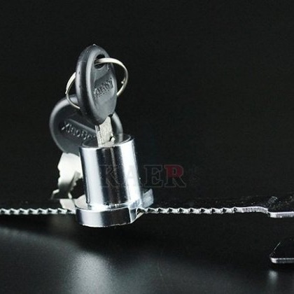 玻璃櫥櫃鎖,玻璃鎖,玻璃櫃鎖,玻璃窗鎖,玻璃門鎖,同號鎖,一隻鑰匙可全開 (櫥櫃鎖,窗鎖,鎖,鎖頭,櫃鎖,展示櫃鎖)-細節圖2