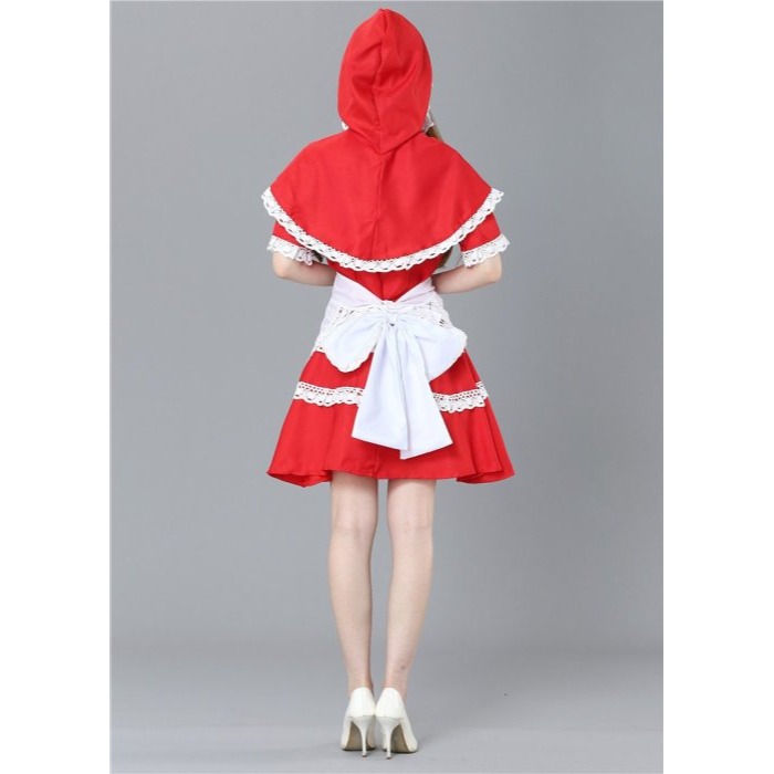 派對 表演 動漫服 小紅帽 lol 女僕裝 萬聖節 聖誕節 舞會(角色扮演,派對,夜店,表演服,演出服,外拍服,夜店服)-細節圖5