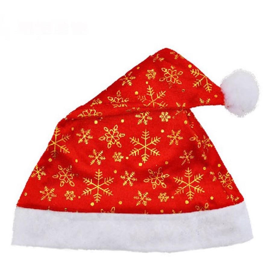 雙層 加厚 聖誕帽 聖誕節 服裝 帽子 雪花 金 銀 色(平安夜、聖誕、禮物、交換、聖誕趴、party、舞會、服裝、成人-細節圖4