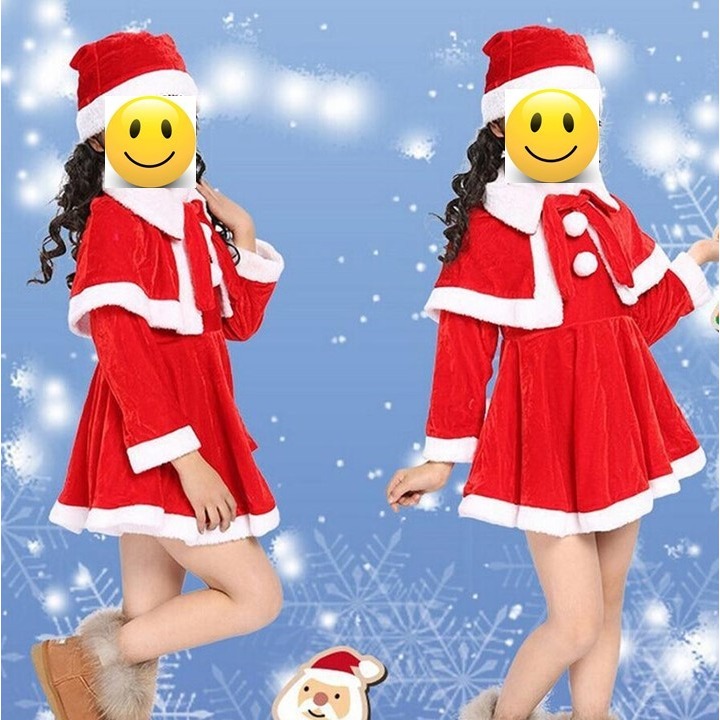 整套 成人 女 XS 小尺碼 聖誕裝 聖誕節 服裝 衣服 耶誕 聖誕服 耶誕服 派對 聖誕 舞會 交換 禮物 表演 女裝-細節圖3
