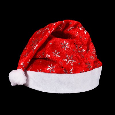 雪花 銀色 聖誕帽 聖誕節 服裝 帽子 成人 男 女(平安夜、聖誕、禮物、交換、聖誕趴、party、舞會、服裝、派對)-細節圖2