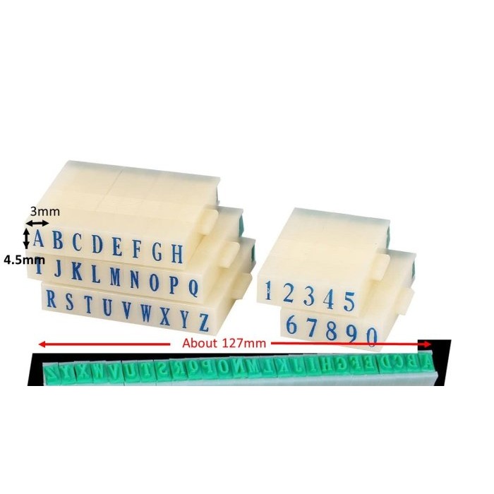 A~Z 橡皮英文字母章 字高0.45cm 可組合 字母印章 英文 美語 教學(教學印章 教具 認識 字母 橡皮章 組合章-細節圖5