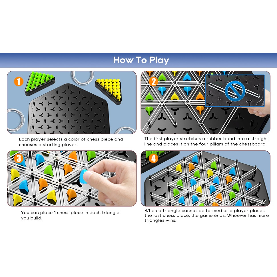 (快速出貨-桃園)益智 桌遊 三角棋 三角旗 連鎖旗 連鎖棋 棋盤 遊戲 親子 團康 露營 居家 聚會 教材 教具 兒童-細節圖9