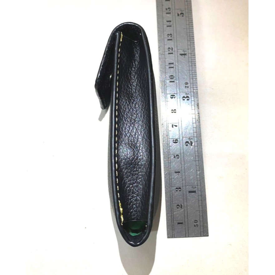 (快速出貨-桃園)質感 皮套 收納袋 印章 印章袋 印鑑章 精油 口紅 開瓶器 皮革 保護套 摺疊刀 小刀 收納 皮袋-細節圖3