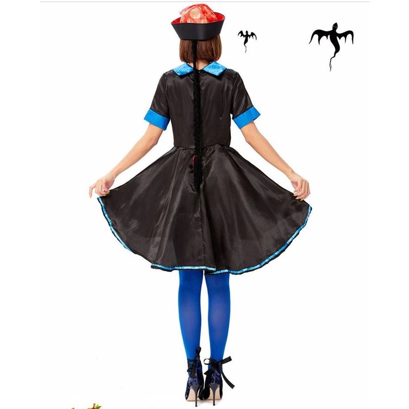 (快速出貨-桃園)萬聖節(殭屍服)整套 再送(符咒+紋身貼)殭屍裝 殭屍 衣服 服裝 表演服 派對 清明節 鬼月 變裝-細節圖3