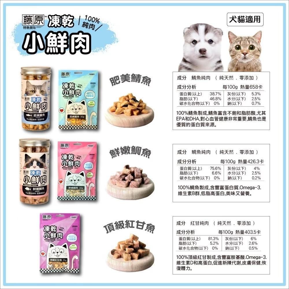 【姆比】藤原小鮮肉凍乾 ❄️100%純肉凍乾🥩🐟 犬貓凍乾 貓凍乾 狗凍乾 犬凍乾 貓零食 狗零食 貓咪獎勵 狗獎勵-細節圖7