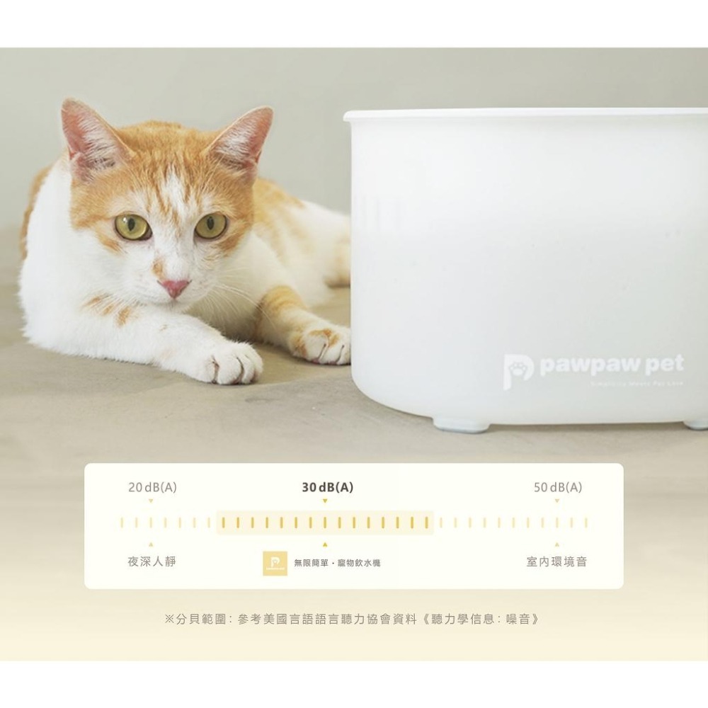 【姆比】Pawpaw Pet 寵物飲水機 無限不插電200天續航🔋一體式水盤簡單好用❗ 寵物喝水 寵物飲水 有哈 Uah-細節圖7