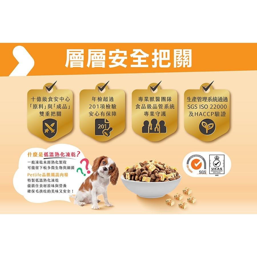 【姆比】直接免運❗Petlife 晶饌纖蔬肉糧 犬貓凍乾飼料 貓凍乾飼料 狗狗凍乾飼料 貓飼料 狗飼料 寵物凍乾 貓凍乾-細節圖8