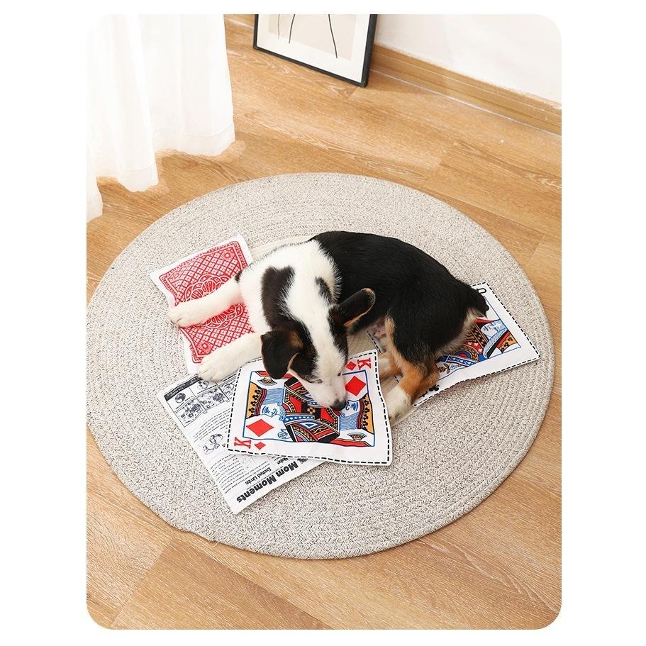 【姆比】響紙發聲玩具🃏 寵物發聲玩具 啃咬玩具 撲克牌 報紙 造型 狗玩具 貓玩具 犬貓玩具 狗紓壓 貓紓壓 撕咬玩具-細節圖8