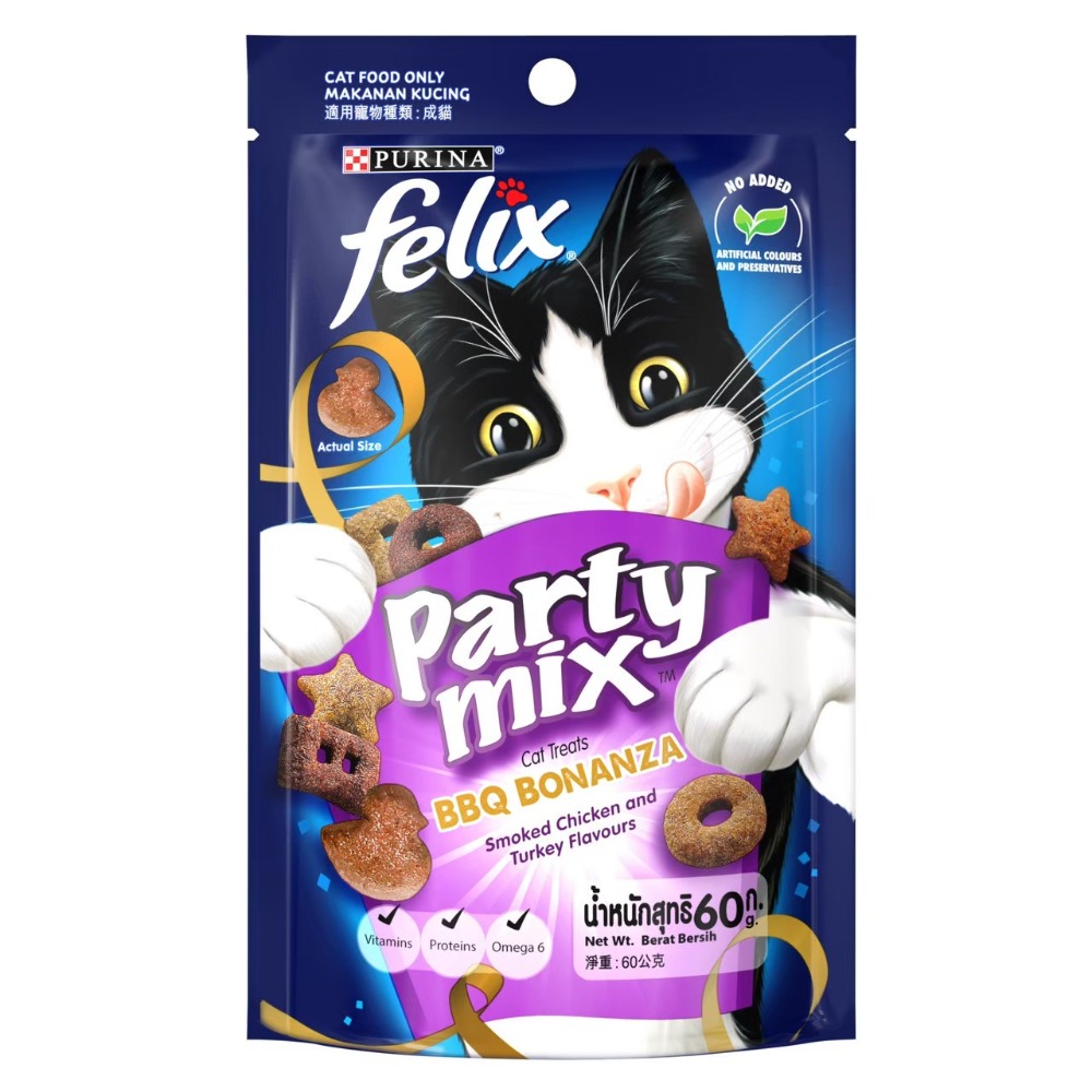 【姆比】菲力貓 Felix Party Mix 貓脆餅 香酥捲 香酥餅 貓脆餅 貓餅乾 貓零食 貓點心 貓餅乾-規格圖2
