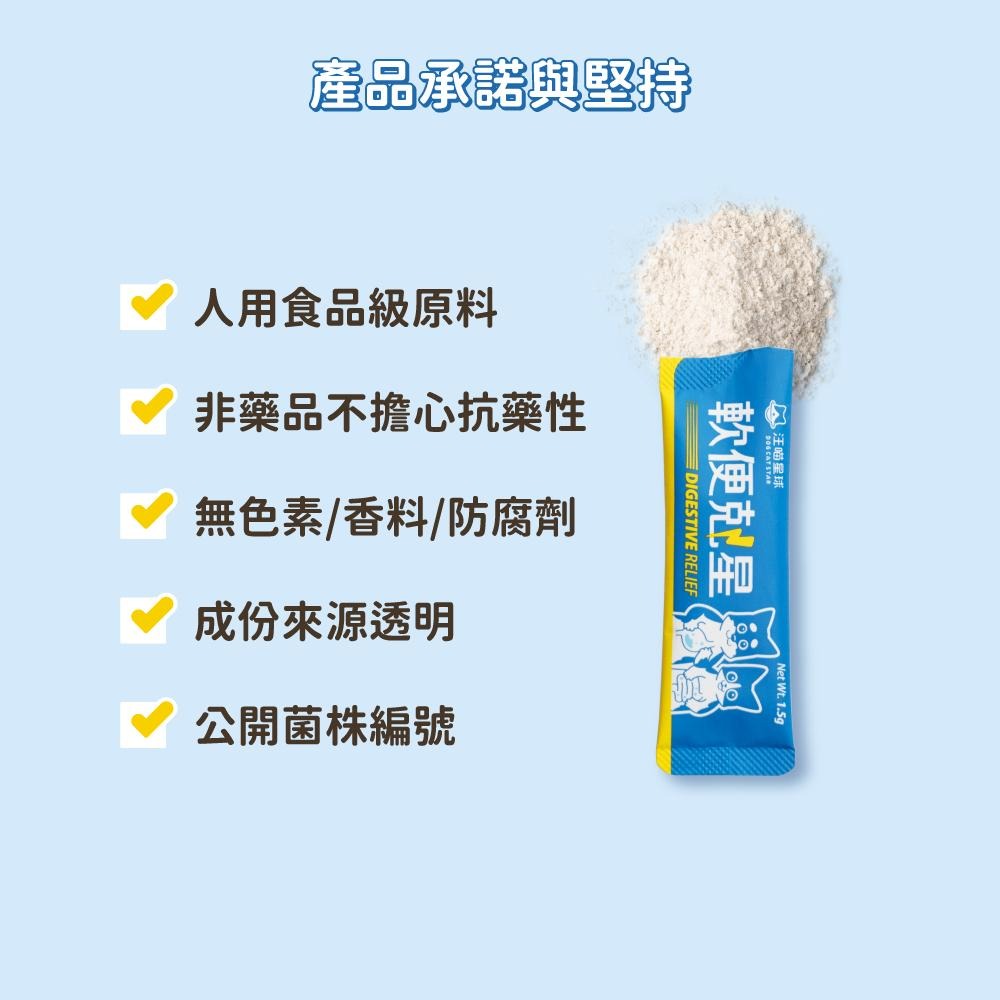 【姆比】汪喵星球 軟便剋星 犬貓通用 1.5g單包 體驗包 腸道快速穩定 便便好成形 幫助黏膜 維持消化機能-細節圖7