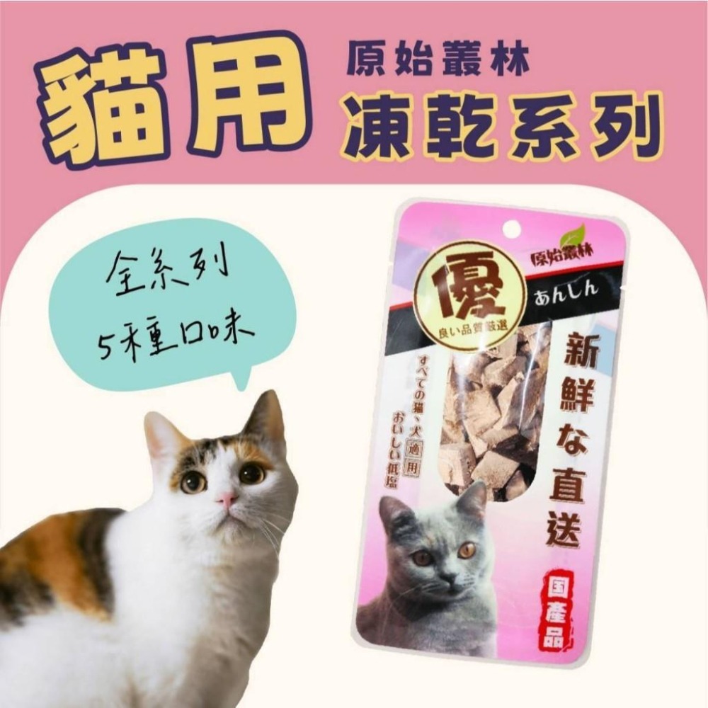 【姆比】原始叢林 犬貓凍乾零食 100%純肉凍乾 貓凍乾 狗凍乾 犬凍乾 原肉凍乾 貓零食 犬零食 狗零食 寵物零食-細節圖2