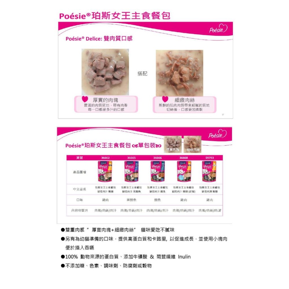 【姆比】德國🇩🇪 Vita 珀斯女王 歐陸肉汁主食餐包 喵湯寶貓餐包 貓餐包 貓主食餐包 貓湯包 寵物餐包 vita餐包-細節圖3