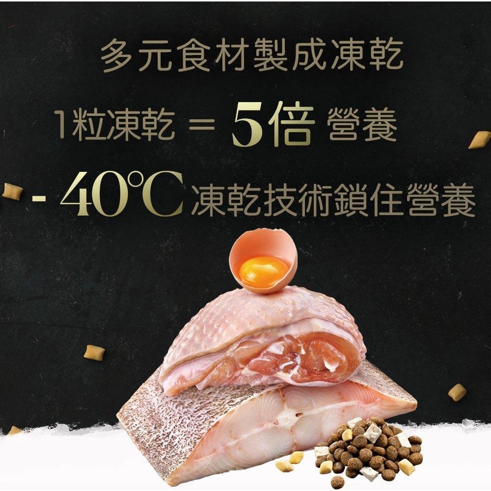 【姆比】TAPAZO 特百滋 免運❗2&5磅 凍乾三重奏貓飼料 低敏無穀+凍乾飼料 貓飼料 凍乾飼料 海魚鮭魚雞肉火雞肉-細節圖7