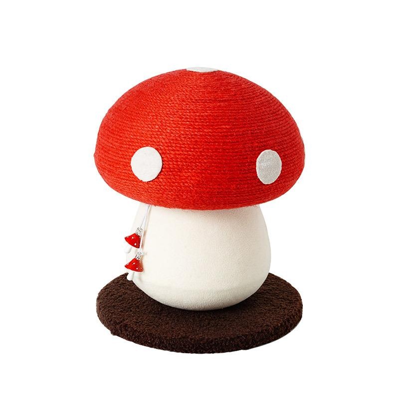 【姆比】✨紅蘑菇🍄劍麻貓抓板 劍麻貓抓柱 蘑菇貓抓板 蘑菇貓抓柱 蘑菇貓爬架 貓爬架 貓抓板 貓抓柱 貓抓玩具 逗貓-細節圖6