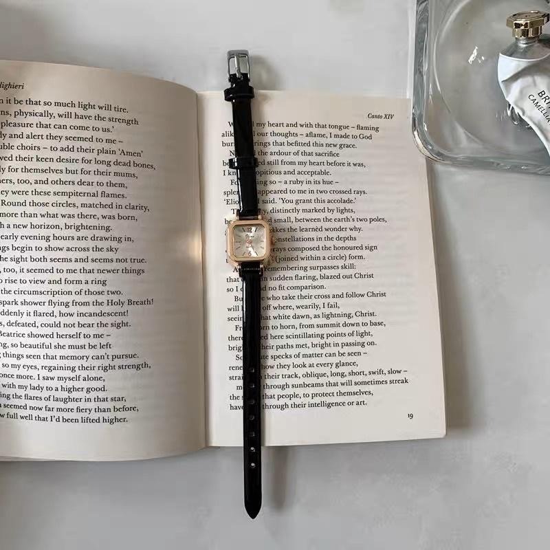 𝑳𝒊𝒍𝒊𝒌𝒐𝒌𝒐 ෆ法式慵懶小方糖手錶⌚️(2 colors)-細節圖4