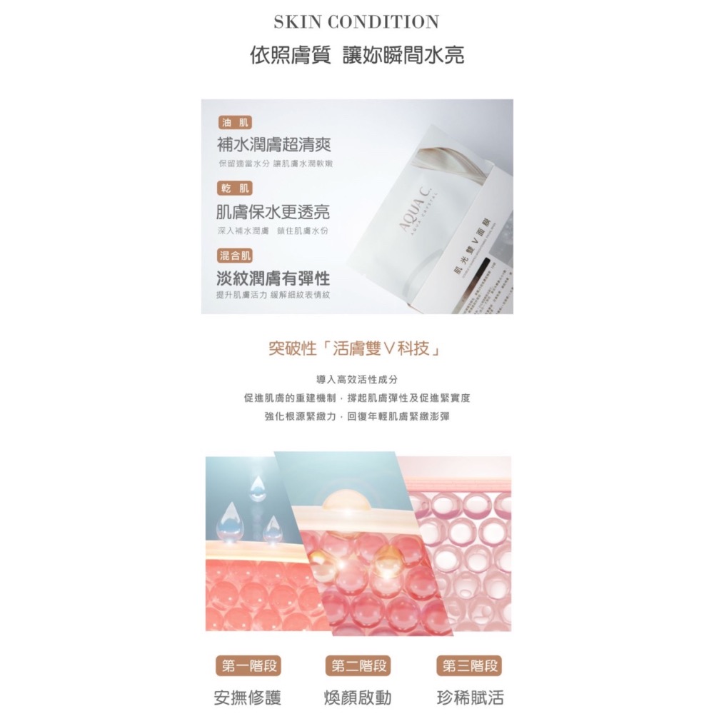 肌光雙V面膜10入組-細節圖3