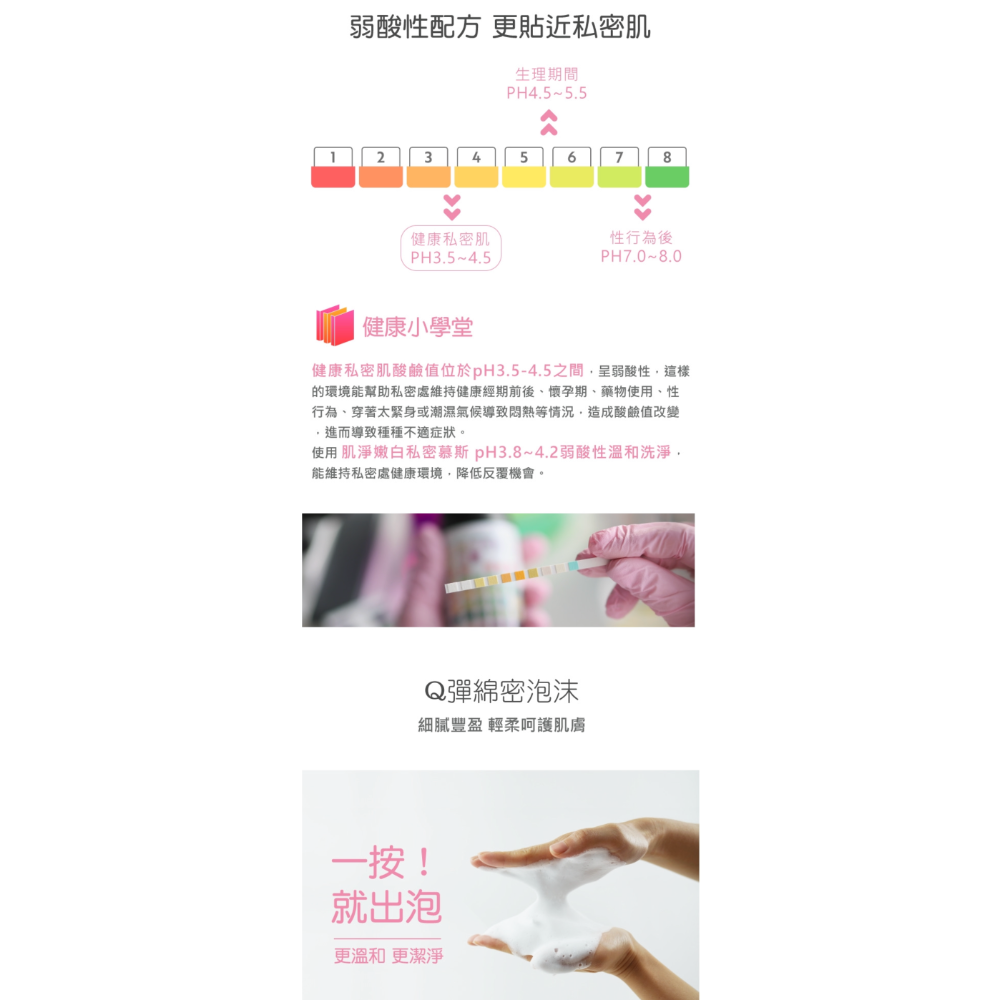 肌淨嫩白私密慕斯150ml-細節圖4