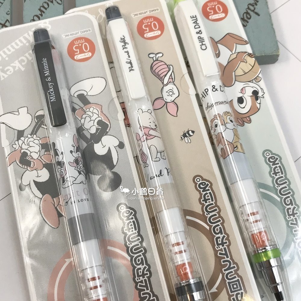 日本  Disney x 三菱 Uni KURUTOGA 迪士尼系列 旋轉 自動鉛筆 0.5mm｜小鶴日貨-細節圖3