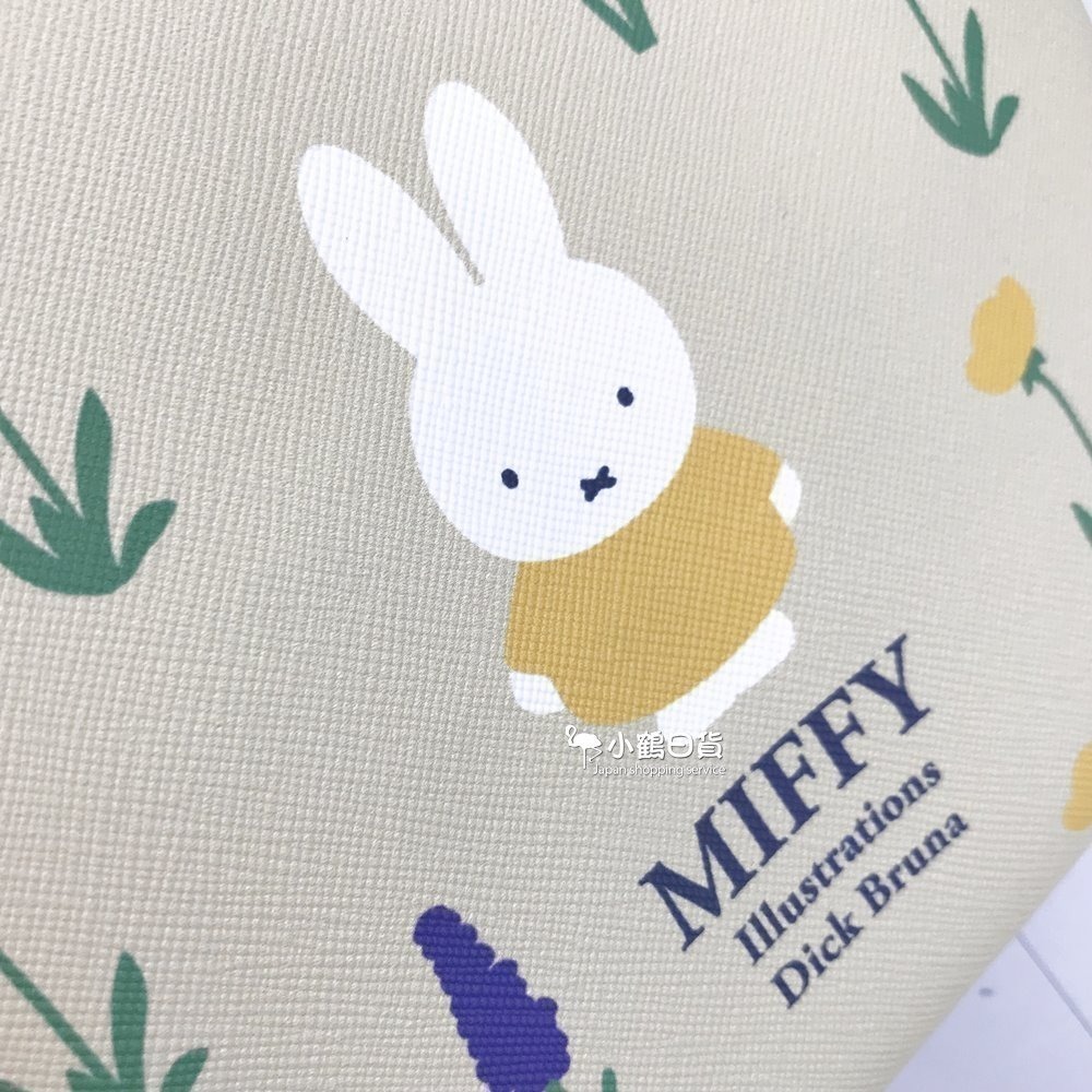 【現貨】日本 miffy 米飛兔 米菲兔 PVC皮革 方形 萬用包｜小鶴日貨-細節圖5