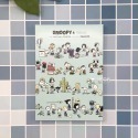 日本製 snoopy 史努比 PEANUTS 朋友系列 便條紙｜小鶴日貨-規格圖1