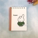 日本製 miffy 米飛兔 米菲兔 圖畫書系列 A7 筆記本｜小鶴日貨-規格圖1